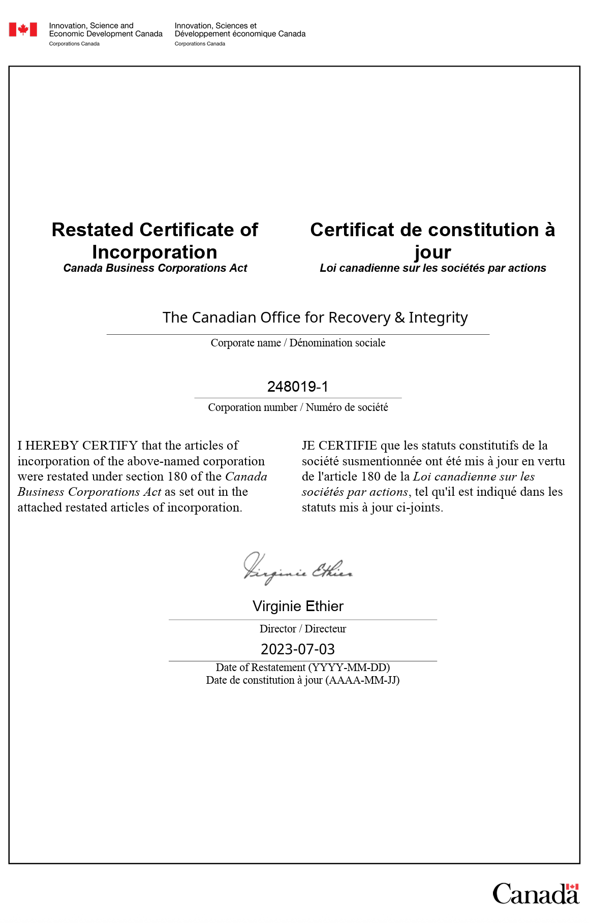 Official Document